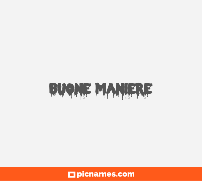 Buone Maniere